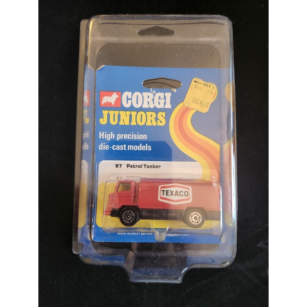 Corgi Juniors #97 TEXACO PETROL TANKER diecast mint on card